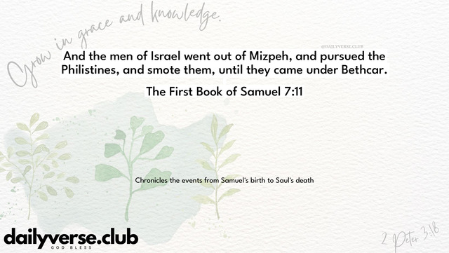 Bible Verse Wallpaper 7:11 from The First Book of Samuel