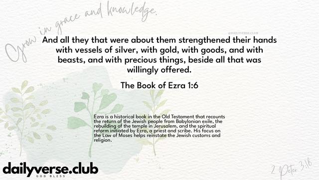 Bible Verse Wallpaper 1:6 from The Book of Ezra