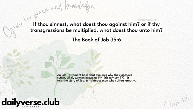 Bible Verse Wallpaper 35:6 from The Book of Job