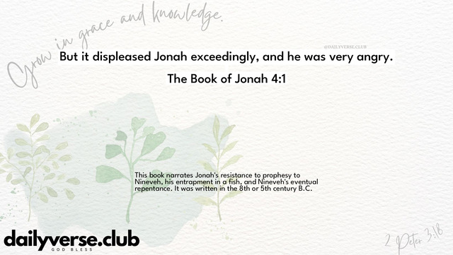Bible Verse Wallpaper 4:1 from The Book of Jonah